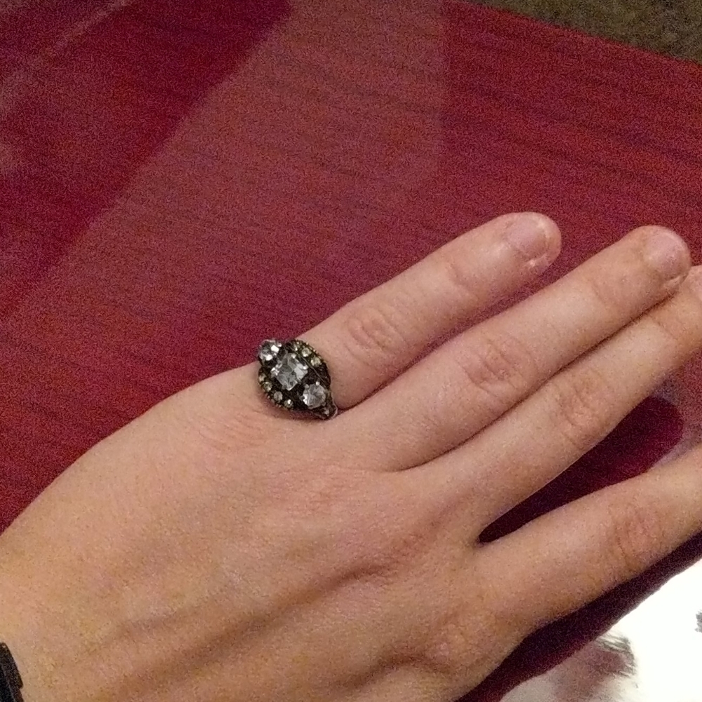 Antique sterling silver ring